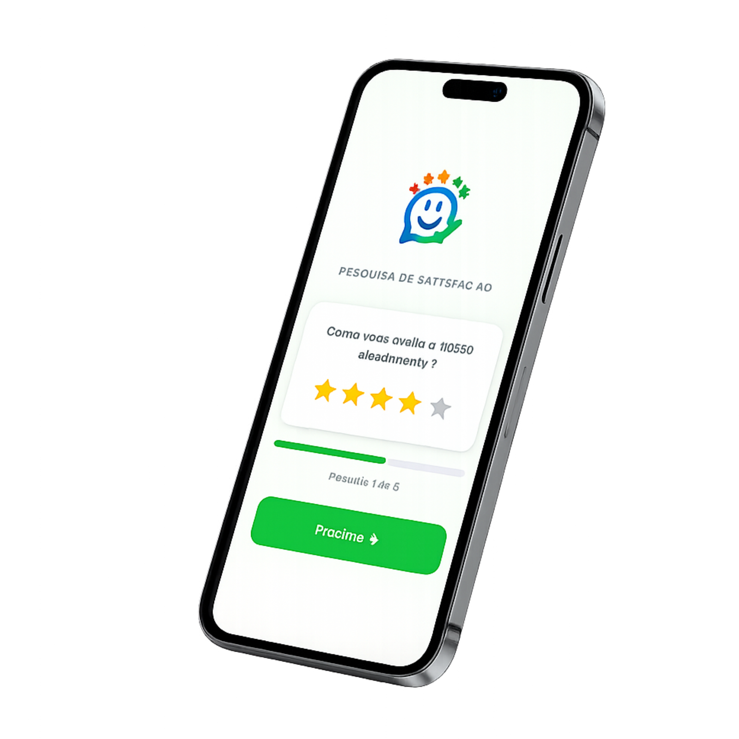 Pesquisa de satisfação no smartphone